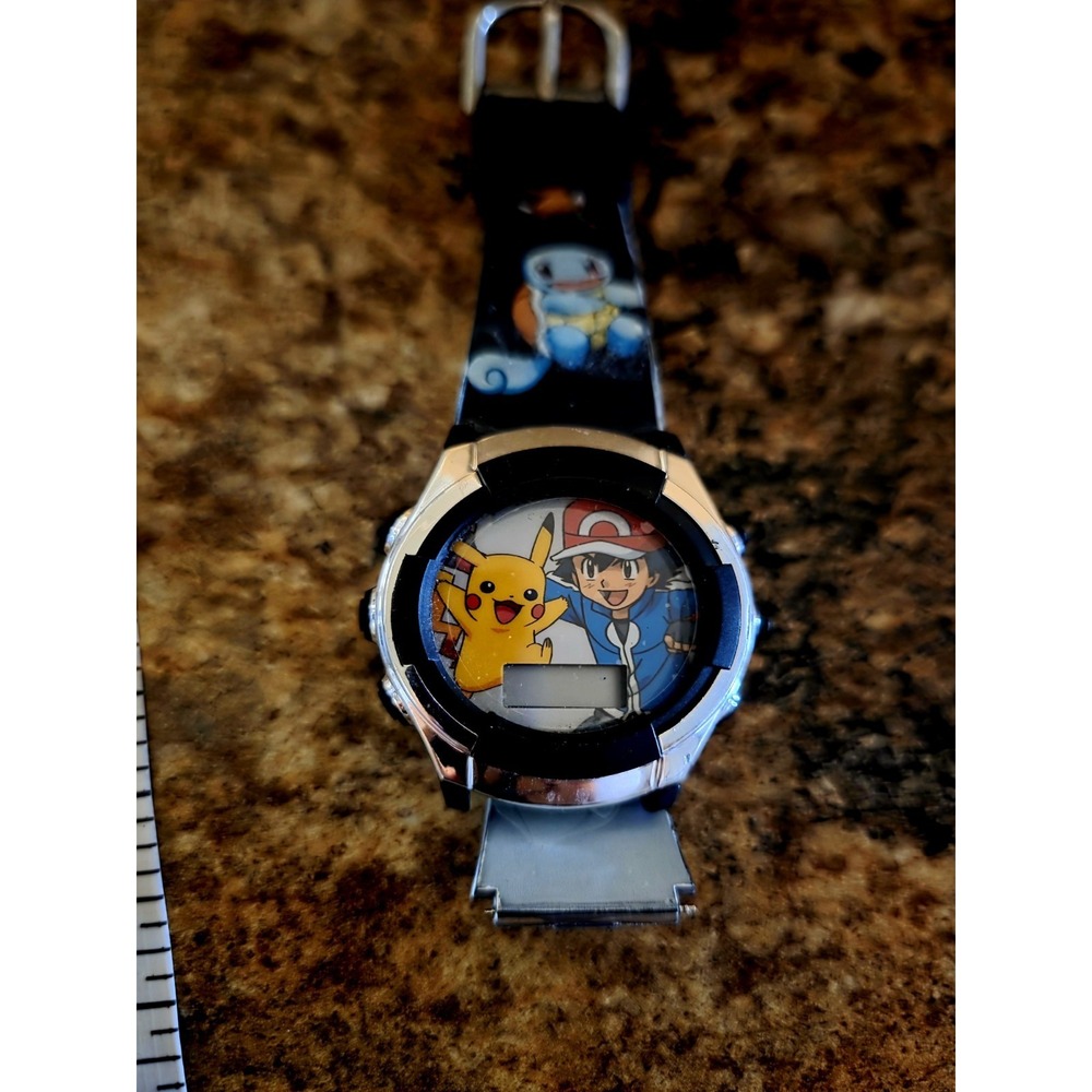 Pokemon Pikachu Digital Watch 2018 Untested  Need Battery